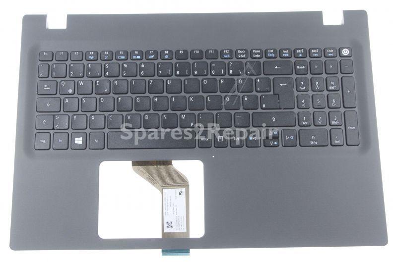 Acer Notebook keyboards - 6b mvrn7 010 Cover Upper With Keyboard German Gray