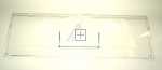 Drawer Front - 4331797500 C00895850 Freezer Drawer Cover (transparent Blue-190mm) [Arcelik]