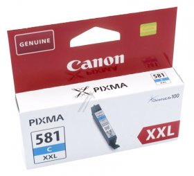 Canon Cartridge - Cli-581c Xxl 1995c001 Ink Cartridge Cyan 11 7ml