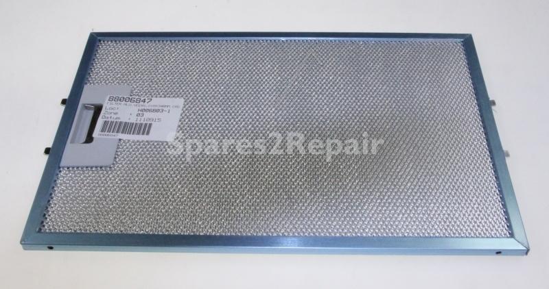 Atag Metal Grease Trap - 88006847 Filter Alu springs 218x340mm