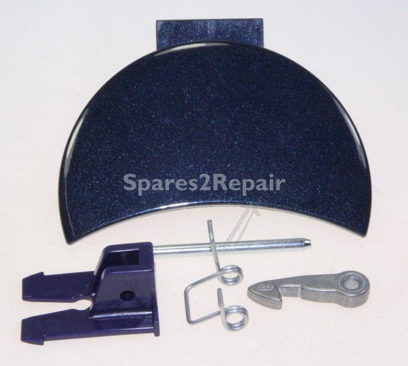 Washing Machine And Tumble Dryer Door Handles - C00269744 482000030963 Door Handle Kit Blue Abs Moon [Whirlpool Indesit]