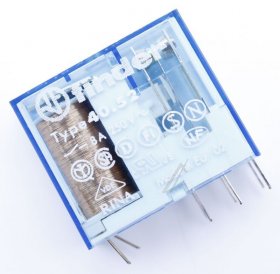 Finder Pcb Relay To 24v - 18vdc 8a-250vac Relais, 2 Wechsler