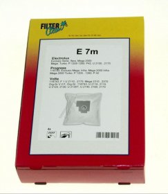Filterclean Vacuum Cleaner Bags - E7m Fl0274-k Dust Bags X 4