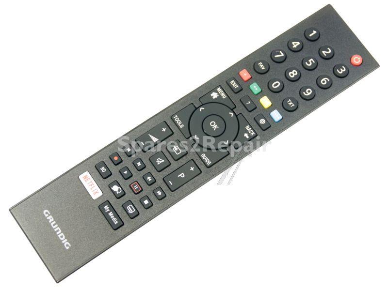 Grundig Ir remote Control - Xrl18700-aa C00926821 U-k Ts1187r-9 Ntflx3 48rc5 (grundig)