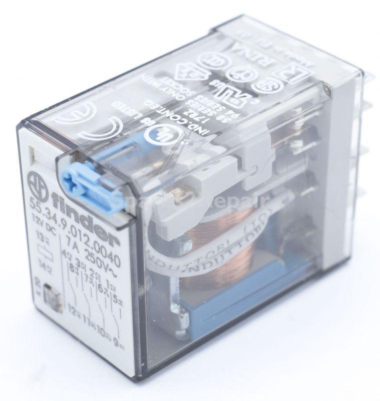 Finder Pcb Relay To 12v - 12vdc 7a-250vac Relais, 4 Wechsler