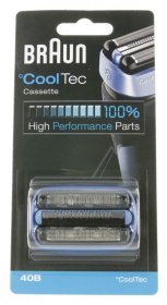 Braun Shaver Head - 40b 81626282 Combipack 40b Black