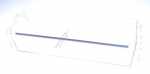 Brandt Lower Refrigerator Door - As0063217 Door Shelf Bottom-lower