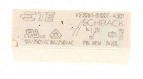 Te Connectivity Pcb Relay To 24v - 24vdc 8a-250vac Relay, 1 Changeover, Print