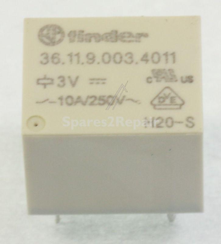 Finder Pcb Relay To 6v - 3vdc 10a-250vac Relais, 1 Wechsler