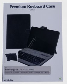 Mobilize Tablet pc Bags-cases - 26606 Mobilize Premium Bluetooth Keyboard Case Samsung Galaxy Tab A7 10 4 (2020) Black Qwerty
