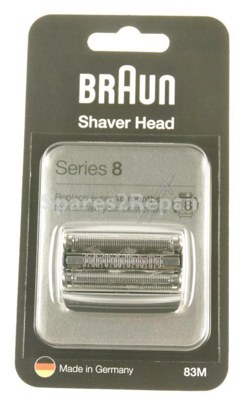Braun Shaver Head - Kp83m 81686533 Shaver Head 83m Shear System Series 8 - Matt-silver 8390cc-8365cc-8340s