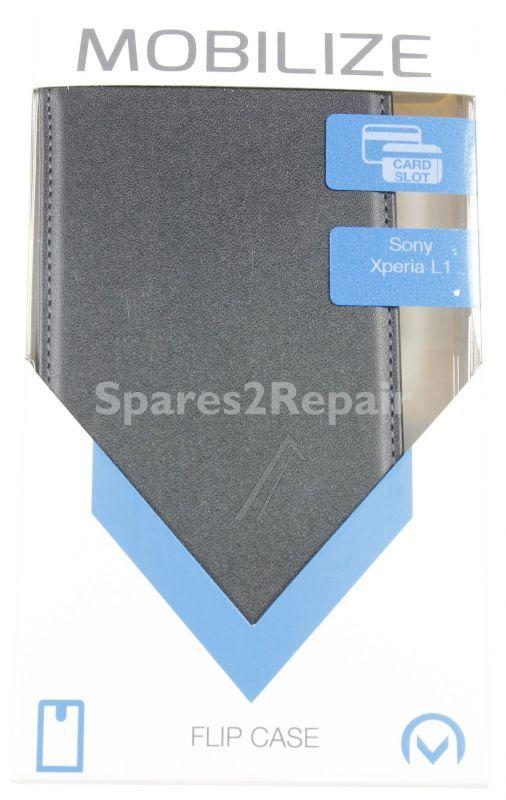 Mobilize Leather Bag Gsm - 23303 Mobilize Classic Gelly Flip Case Sony Xperia L1 Black