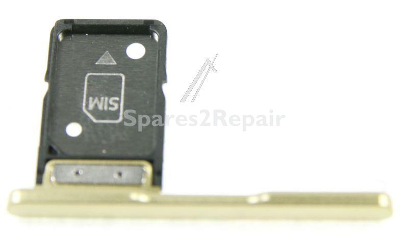 Sony Sim card Holder - 306j24q0700 U50056381 Cap Compartment Unit Single Gold