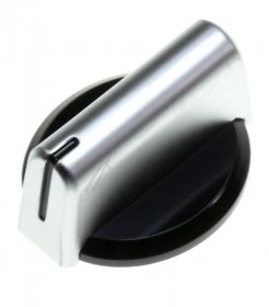 Control Knobs - Xman30031 07024075 Domain Knob Black-silver [Candy Hoover]