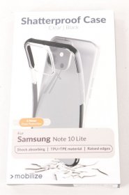 Mobilize Leather Bag Gsm - 25861 Mobilize Shatterproof Case Samsung Galaxy Note10 Lite Black
