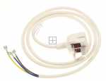 Mains Power Lead - C00511286 488000511286 Mains Cable And Plug 1 6m Black [Whirlpool Indesit]