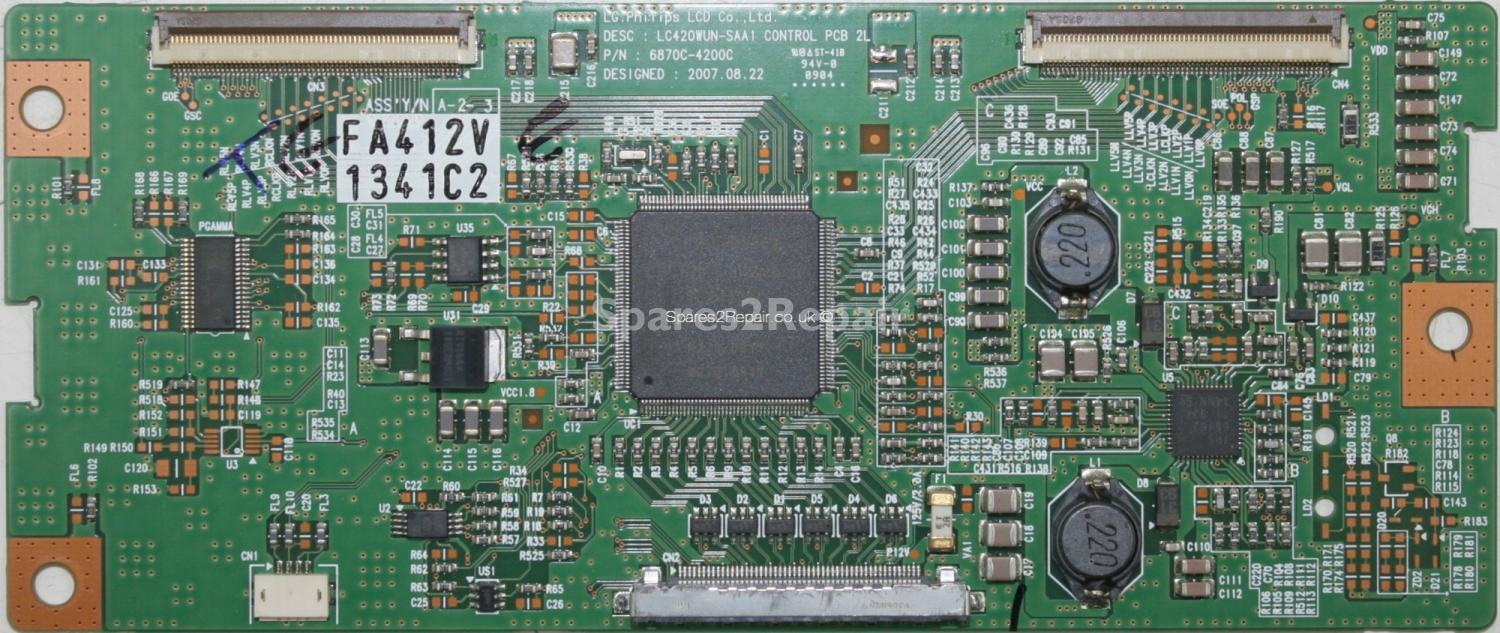 Baird CN47 - LVDS - 6871L-1341C - 6870C-4200C - LC420WUN-SAA1 CONTROL PCB 2L