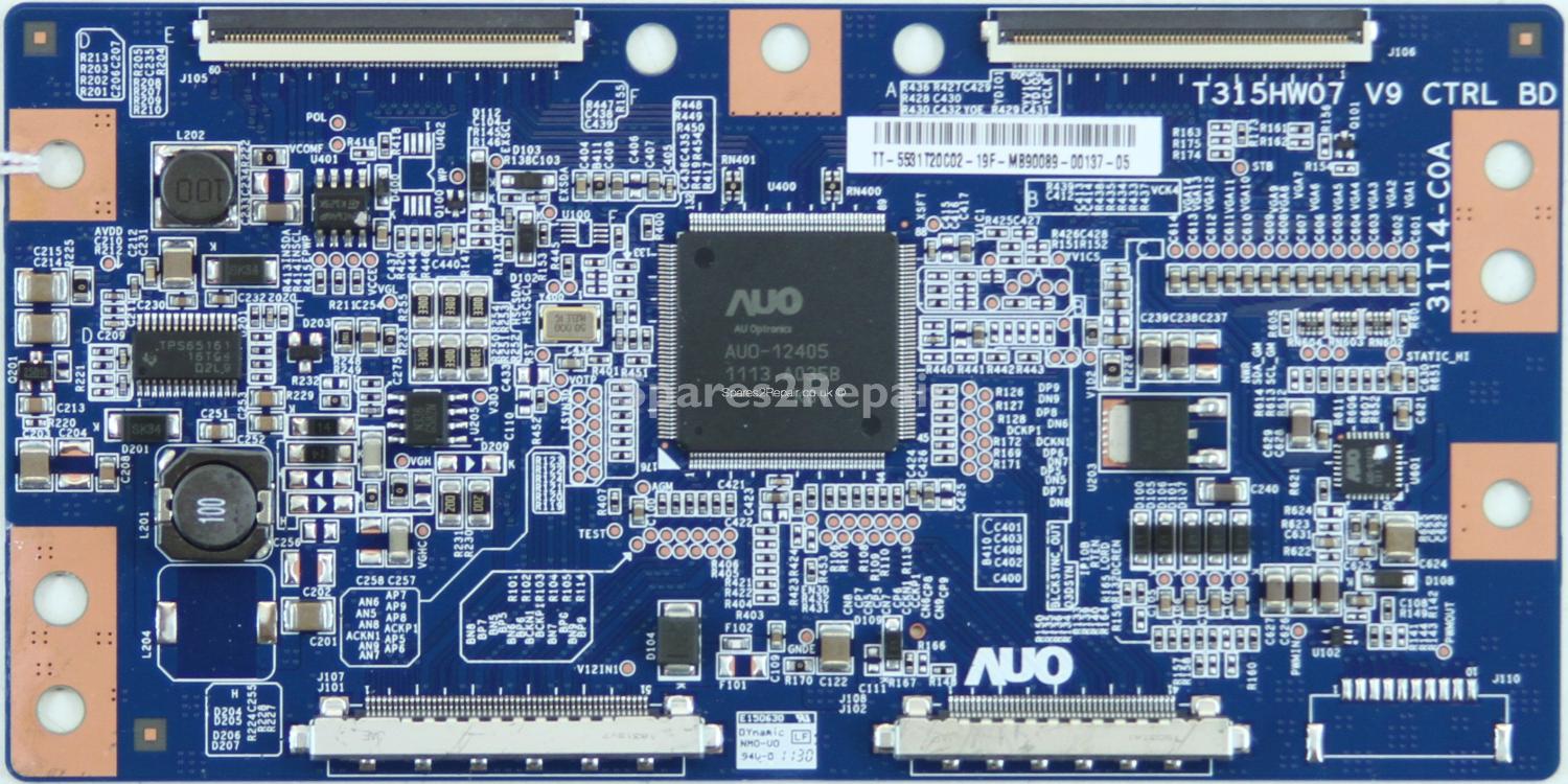 Baird JO32LEDBK - T-Con - 55.31T20.C02 - T315HW07 V9 CTRL BD - 31T04-C0A
