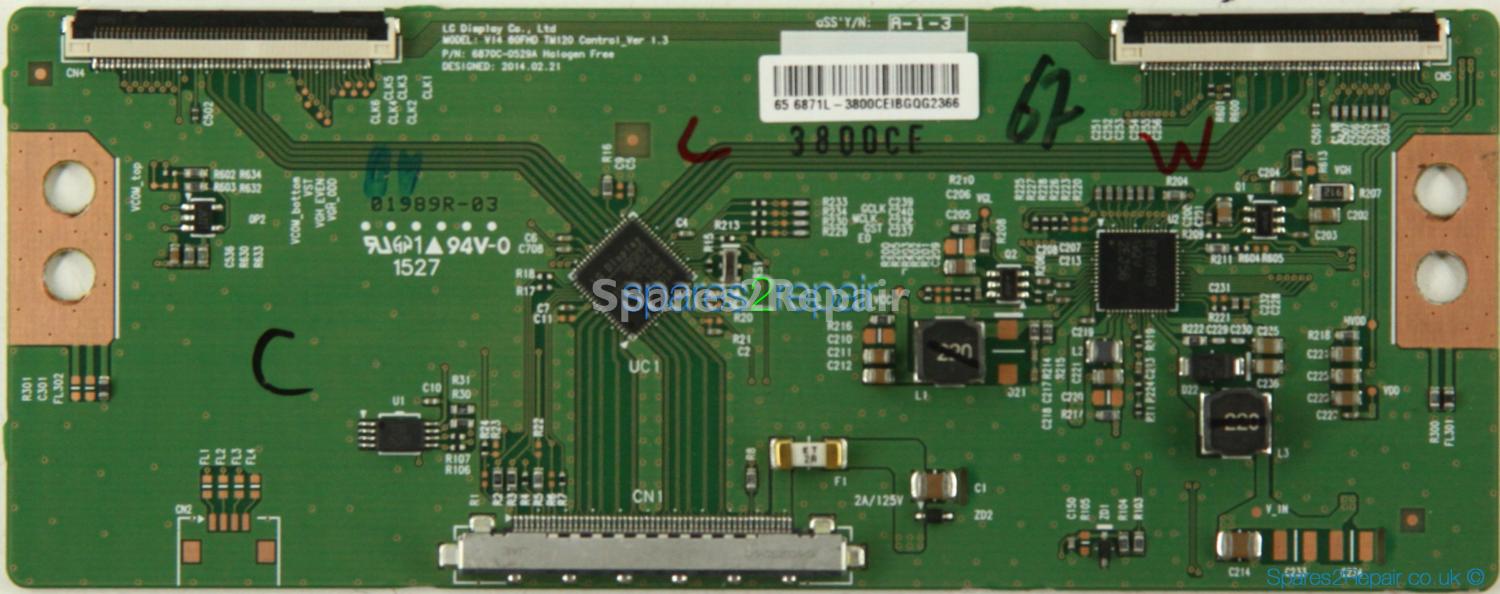 Baird TI6509DLEDBH - T-Con - 6871L-3800C - 6870C-0529A