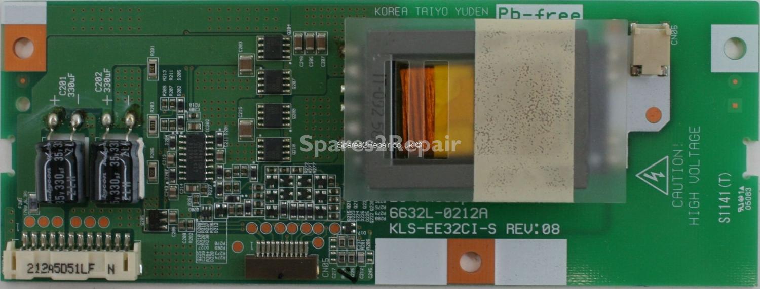 Bush LCD32TV009HD - Inverter - 6632L-0212A - KLS-EE32CI-S - Rev 08