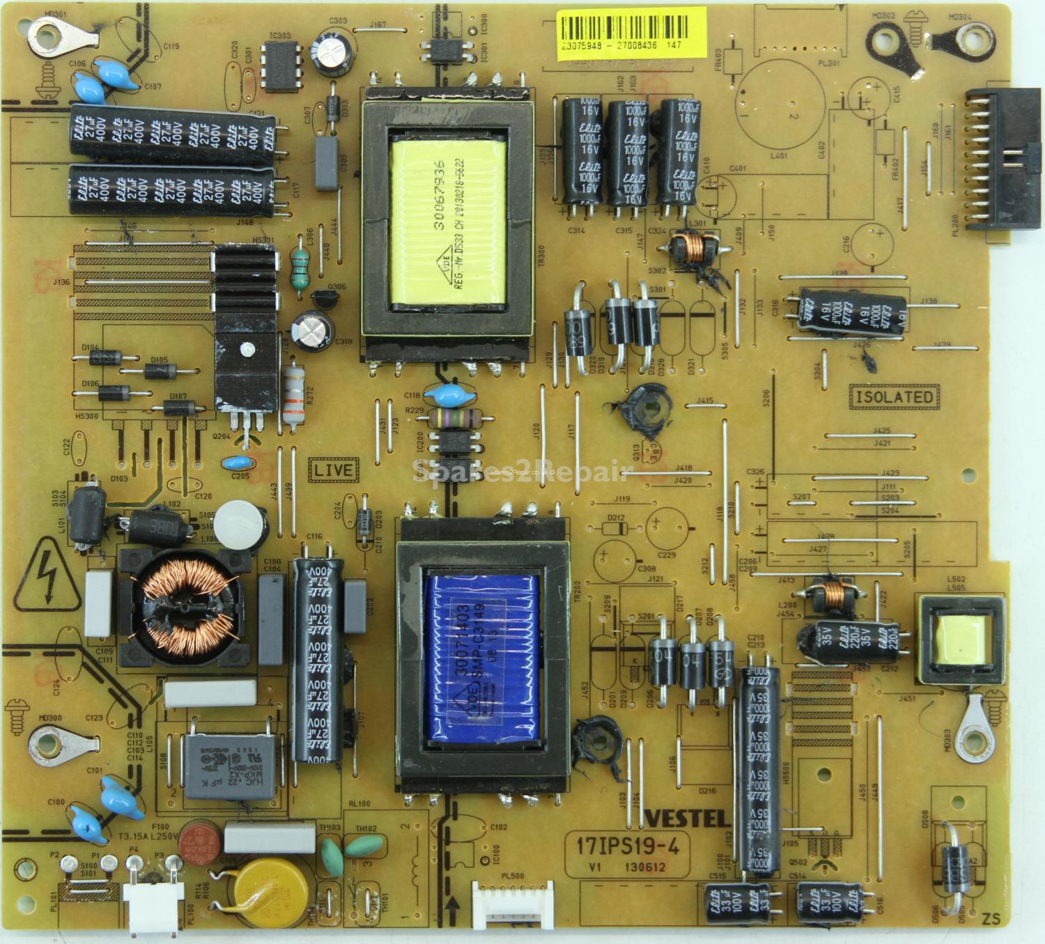 Celcus LED32167FHDCNTD - PSU - 23075948 - 17IPS19-4 V1 - 190612
