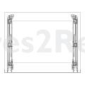 Oven outer Door - 140225485592 Front Glass Inox Electrolux 59 [Electrolux Aeg]