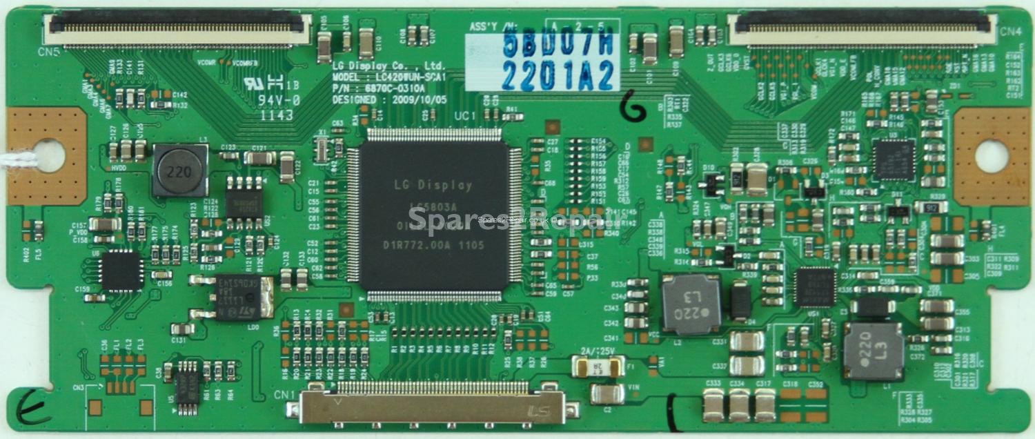 Finlux 37FLHT850UC - T-Con - 6871L-2201A - 6870C-0310A - LC420WUN-SCA1