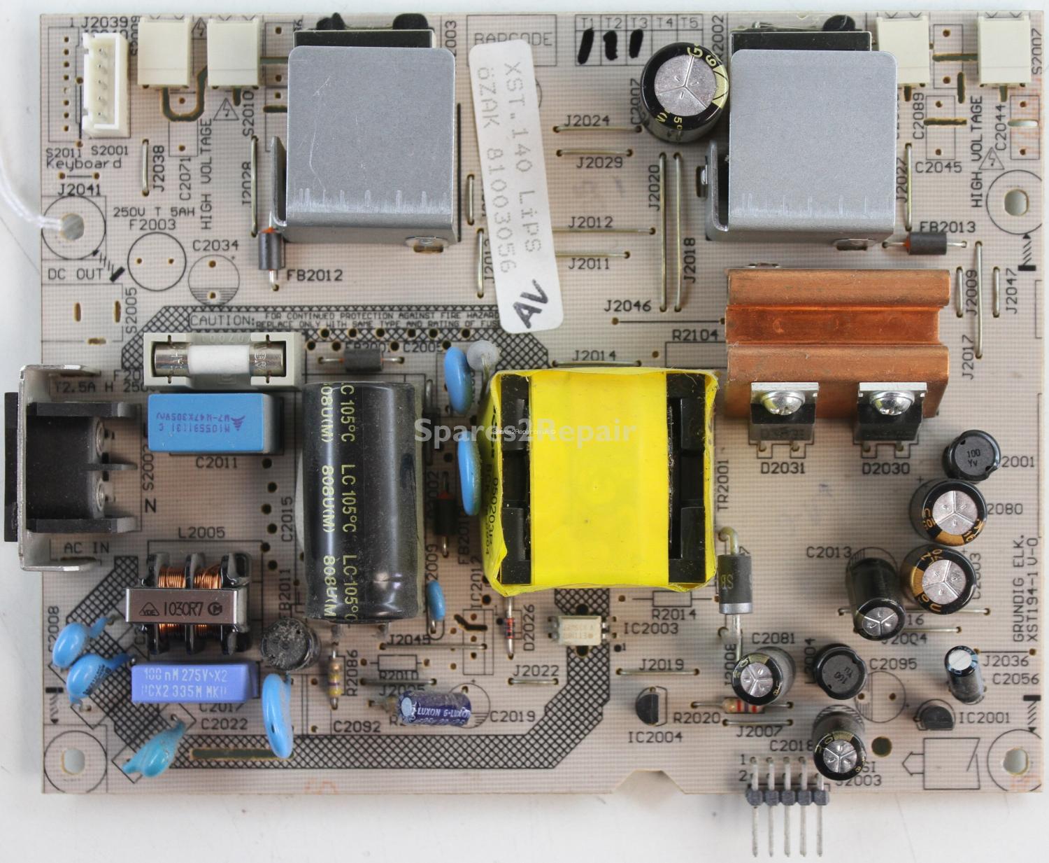 Grundig GU22B4 - PSU - XST194-1 - V-0