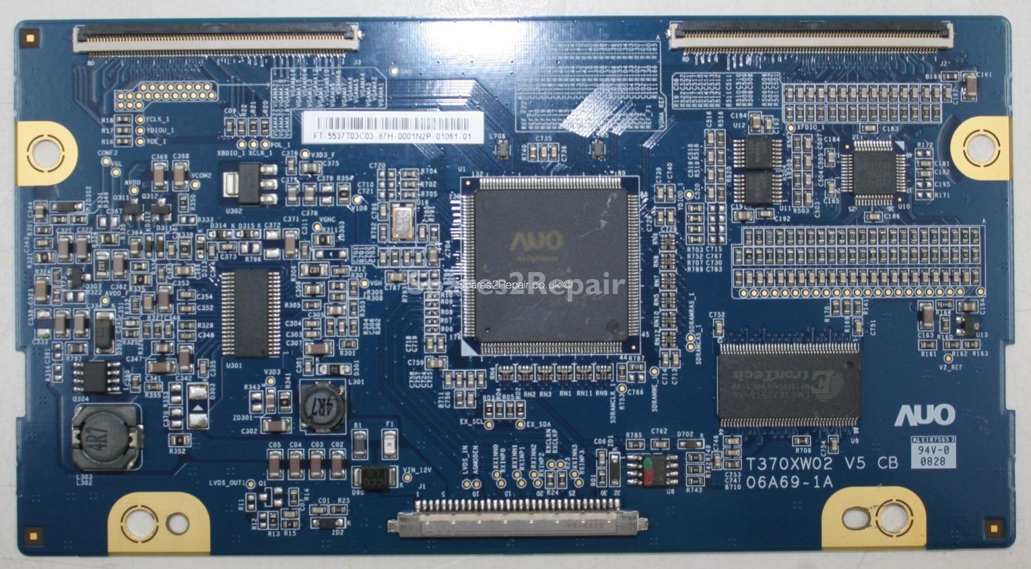 Grundig GU37BLKSE - LVDS - T370XW02 V5 CB - 06A69-1A
