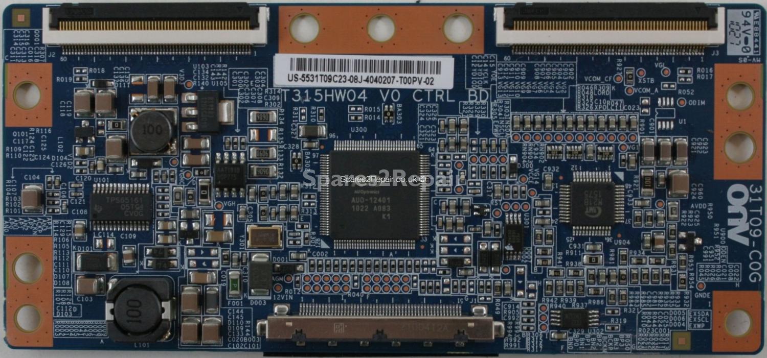 Hannspree HSG1116 - LVDS - 55.31T09.C23 - 31T09-C0G - T315HW04 V0 CTRL BD