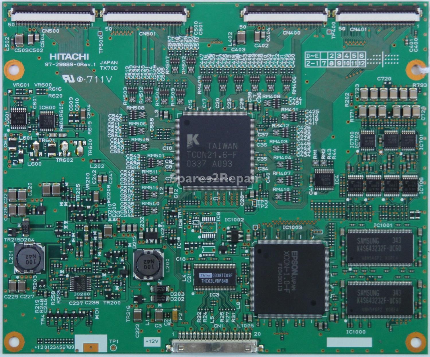 Hitachi 28LD5200E - LVDS - 97-29889-0 REV.1