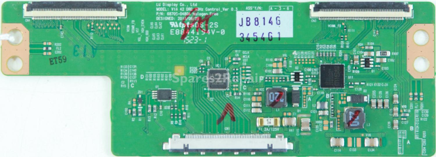 LG 42LB580V - T-Con - 6871L-3454G - 6870C-0480A - V14 42 DRD 60Hz Control_Ver 0.3