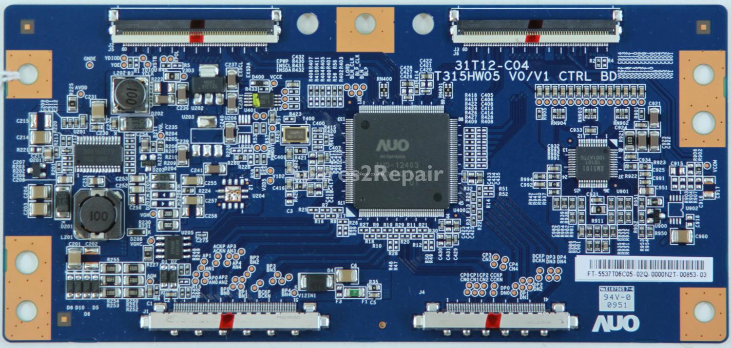 LG 37LE5300 - T-Con - 55.37T06.C05 - 31T12-C04 - T315HW05 V0/V1 CTRL BD