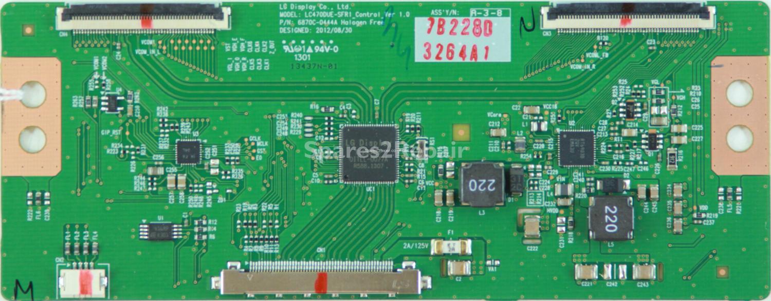 LG 47LA640V - T-Con - 6871L-3264A - 6870C-0444A - LC470DUE-SFR1_Control_Ver 1.0
