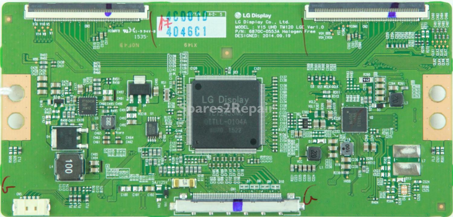 LG 55UF850V - T-Con - 6871L-4046C - 6870C-0553A