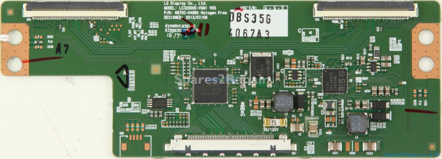 LG 32SE3KB - T-Con - 6871L-4067A - 6870C-0488A - LC320DUE-VGM1 V05