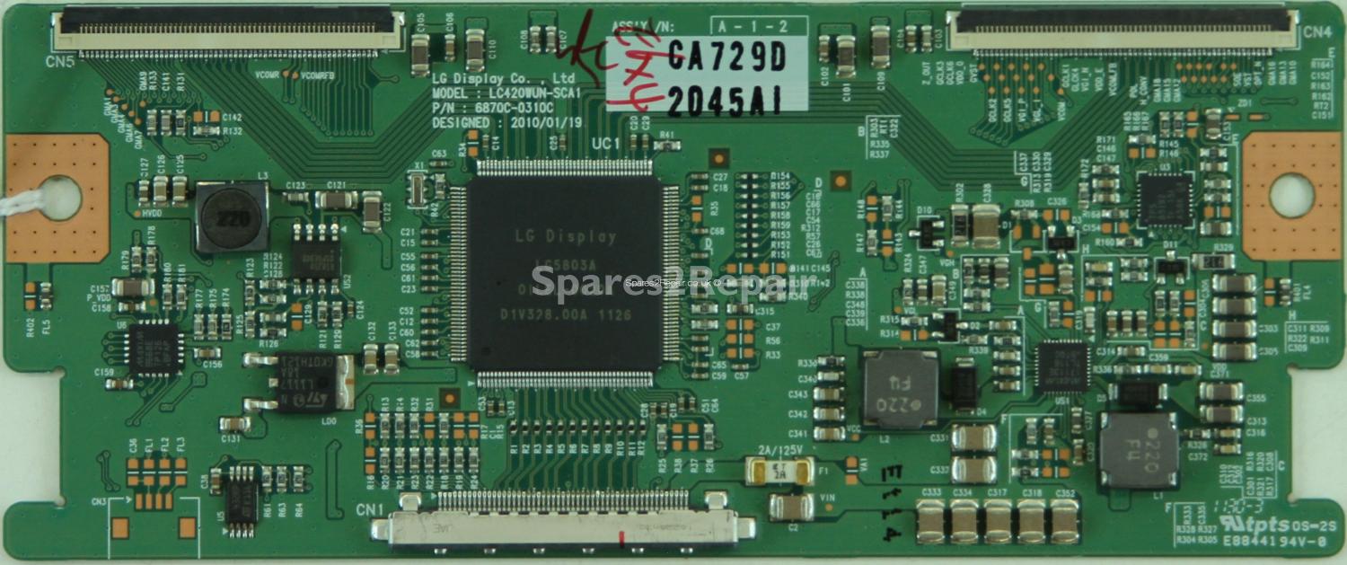 LG 42CS560-UE - T-Con - 6871L-2045A - 6870C-0310C - LC420WUN-SCA1