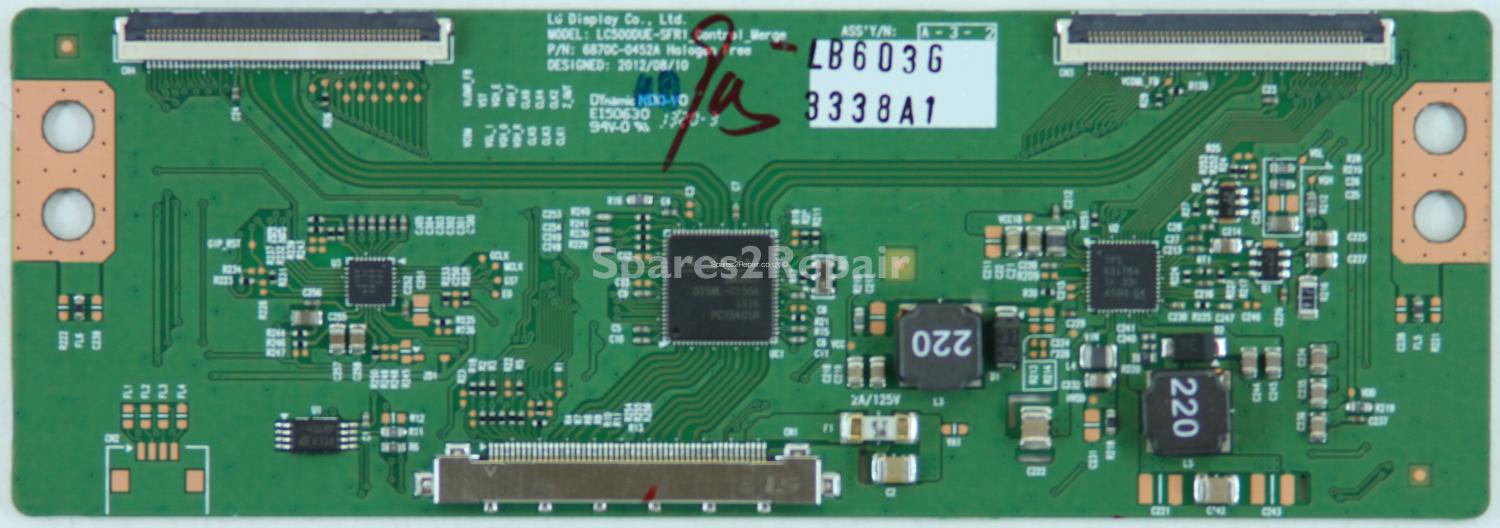 LG 42LN578V - T-Con - 6871L-3338A - 6870C-0452A - LC500DUE-SFR1_Control_Merge