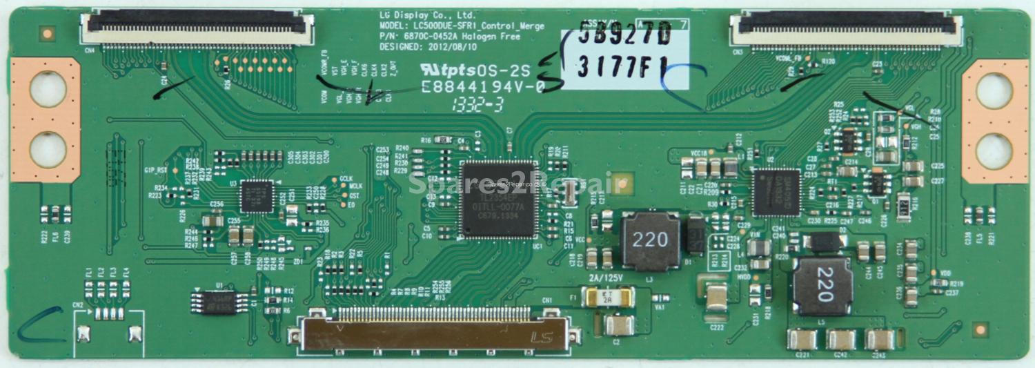LG 42LN6200-UA - T-Con - 6871L-3177F - 6870C-0452A - LC500DUE-SFR1_Control_Merge
