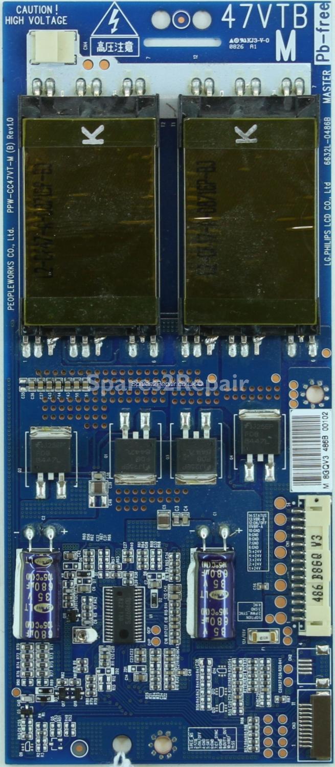 LG 47LG5010-2D - Inverter - 6632L-0486B - PPW-CC47VT-M (B) - Rev 1.0 - MASTER