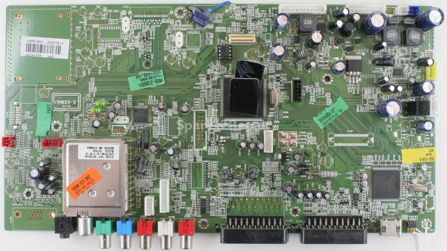 Matsui MAT37LW507 - Main AV - 17MB22-2 - 20337819 - 021106