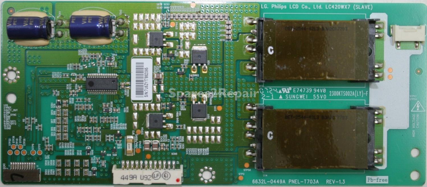 Noire 42L16 - Inverter - 6632L-0449A - PNEL-T702A REV-1.3 - SLAVE - 2300KTS002A(LY)-F