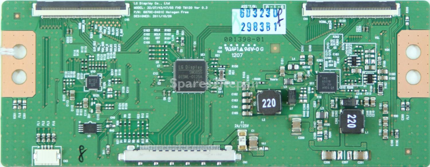 Panasonic TX-L37E5B - T-Con - 6871L-2983B - 6870C-0401C - FHD TW120 Ver 0.3