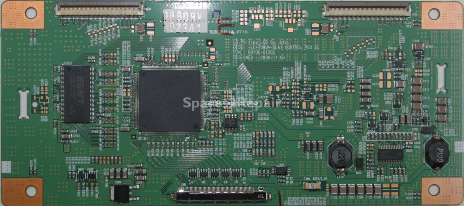 Philips 47PFL7624D - LVDS - 6870C-0120C - 6871L-1023A - ASSY B-1-4 - LC470WU4-SLA1