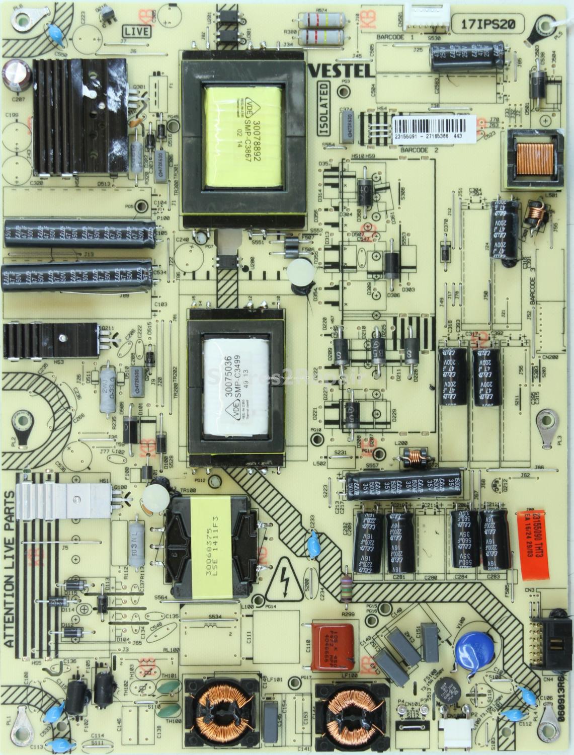 Polaroid P50LED14 - PSU - 23155091 - 17IPS20