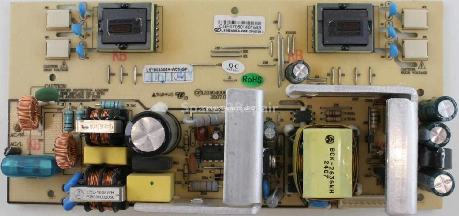 Proline LVD198W - Power Inverter - LS1904006A - Ver 2.0 - LS1904006A-W08-GP