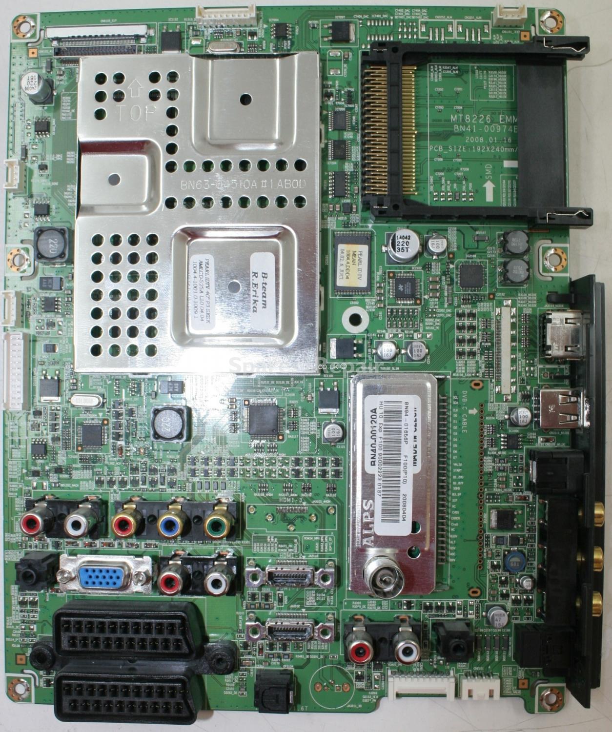 Samsung LE40A557P2F - Main AV - BN41-00974B - MT8226-EMMA - BN94-01656P