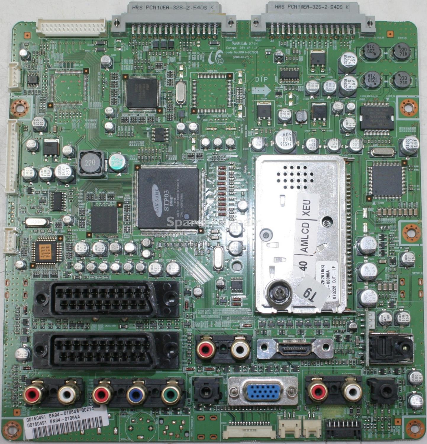 Samsung LE40S73BD - Main AV - BN94-01064A - BN41-00800B - iDTV MP 1.2