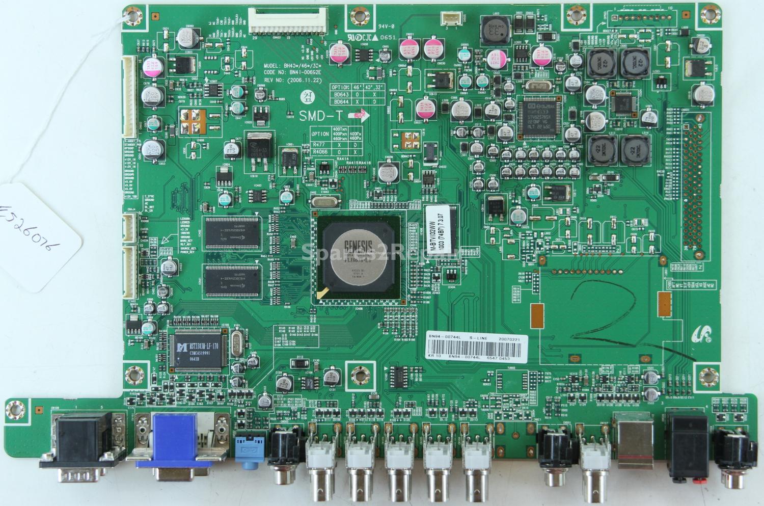Samsung 320PXS - Main AV - BN94-00744L - BN41-00692E - BN40*/46*/32*