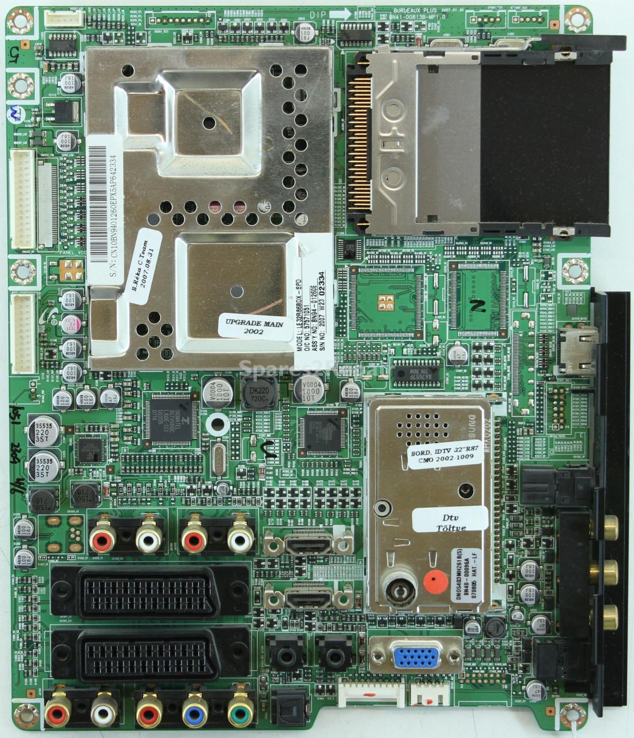 Samsung LE32R87BD - Main AV - BN94-01260E - BN41-00813B - BORDEAUX PLUS MP1.0